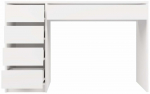 Kirjutuslaud sahtlitega Arto, 120 cm x 55 cm, 76.5 cm, valge v.