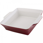 Keraamiline k&uuml;psetusvorm Lamart Casa LT9202, valge v./punane v., 30 cm x 25.5 cm, 2.6 l
