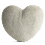 Dekoratiivne padi Heart, helebeež, 45 cm x 45 cm