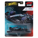 M&auml;nguauto Mattel Hot Wheels Mercedes AMG Petronas 2025 Formula 1&reg; Team #63 JKD80, 1:64, sinine v./must v.
