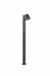 Vabalt seisev v&auml;lisvalgusti Trio, 10W, GU10, IP44, must v., 11.5 cm x 100 cm
