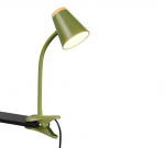 Klambriga laualamp Reality Pongo, LED, 4.5W, roheline v./roheline v.