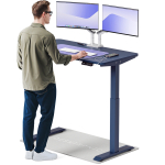 Arvutilaud reguleeritava k&otilde;rgusega Desktronic HomeOne 828 840, 120 cm x 60 cm, 119 cm, sinine v.
