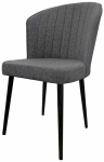 Toolide komplekt Kalune Design Rubi 107BCK1169, matt, must v./hall v., 42 cm x 52 cm x 85 cm, 2 tk