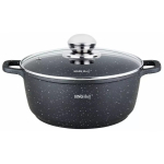 Kastrul King Hoff KH-1597, &Oslash;28 cm, 6.5 l, must v.