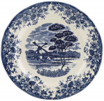 Taldrik prae Claytan Windmill, &Oslash; 26 cm, sinine/beež