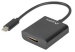 Juhe Lanberg USB Type-C To HDMI AD-UC-HD-01 USB-C 3.1 male, HDMI 19 pin female, 0.15 m, must v.