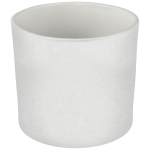 Lillepott Domoletti, keraamiline, valge v.