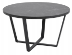 Kohvilaud Home4you AC85723, must v., 77 cm x 77 cm x 44 cm