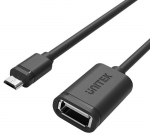 Kaabel Unitek Y-C438GBK Micro-USB - USB female Micro USB male, USB female, 0.2 m, must v.