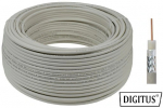 Kaabel Digitus DK-RG6-1 DK-RG6-1, 100 m, hall v.