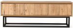 TV-laud Kalune Design Tılsım, must v./p&auml;hklipuu v., 140 cm x 40 cm x 50 cm