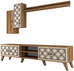Sektsioonkapp Kalune Design Class S 845HCT3016, kreemjasvalge/p&auml;hklipuu v., 35 cm x 180 cm x 44 cm