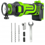 Saag Greenworks G24SS, puit, kipskartong, plaadid