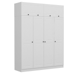 Riidekapp Kalune Design 5136, valge v., 52 cm x 180 cm x 235 cm