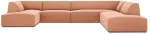 Nurgadiivan Micadoni Home Ruby Panoramic 7 Seats, roosa v., parem, 366 x 273 cm x 69 cm