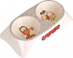 Kauss loomale Garfield GR-6502, 15 cm x 26 cm x 5.5 cm, valge v./hall v.