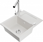 K&ouml;&ouml;givalamu Mexen Enzo 6506571005-20+671600-00, graniit, 57 cm x 46 cm x 17.4 cm, valge/kroom