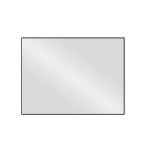 Peegel Masterjero Luna, valgustusega, rippuv, 50 cm x 70 cm