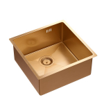 K&ouml;&ouml;givalamu Quadron Anthony 50, roostevaba teras, 44 cm x 44 cm x 19 cm, vask v.