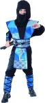 Kost&uuml;&uuml;m lastele, ninja GoDan Ninja, helesinine v., 120-130 cm