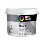 Dispersioonv&auml;rv Pentacolor Ultra 3, valge v., 3 l