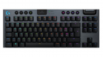 Juhtmevaba m&auml;nguklaviatuur Logitech G915 TKL Lightspeed RGB Linear, NO, must v.