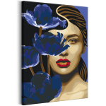 Maalimine numbrite j&auml;rgi Artgeist Elegant Blue MA_0621, mitmev&auml;rviline, 40 x 60 cm