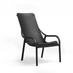 Aiatool Nardi Net Lounge, must v., 90 cm x 62 cm x 99 cm