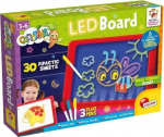 Joonistustahvel Lisciani LED Board, punane v.