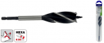 Puidu puur Tivoly, puit, hex 1/4, 18 mm x 25.2 cm