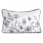 Dekoratiivne padi Agnes, valge/must/beež, 30 cm x 45 cm