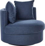 Tugitool Beliani Dalby, sinine v., 82 cm x 82 cm x 61 cm