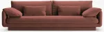 Diivan Micadoni Torino MIC_4S_184_F1_TORINO3, tumeroosa v., 250 x 103 cm x 89 cm