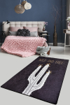 Koridorivaip Conceptum Hypnose Wild and Djt, valge/must, 300 cm x 80 cm