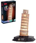 3D-pusle Cubicfun Leaning Tower Of Pisa 306-L535H, 23.2 cm x 25 cm, 42 tk, pruun v.