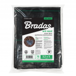 Umbrohuvastane agrotekstiil Bradas, must, 15 m x 3.2 m, 70 g/m&sup2;