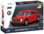 Konstruktor, auto Cobi Volkswagen Golf (1974-1983) 24613, 68 tk, punane v.