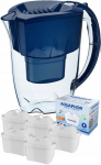 Veefiltrid, kassettidega Aquaphor Amethyst Maxfor+, 2.8 l, l&auml;bipaistev v./sinine v., 5 tk