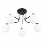 Valgusti lagi Sollux Astral, G9, 5 x 8 W, must v.