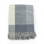 Pleed Domoletti TENDER, valge v./hall v., 130 cm x 160 cm