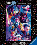Pusle Ravensburger Star Wars The Phantom Menace, 70 cm x 50 cm, 500 tk, mitmev&auml;rviline