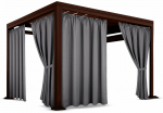 Paviljoni kardin ZMOG-05, 155 x 220 cm, roostevaba teras v.