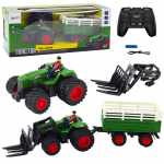 Rc-traktor Lean Toys Farm Machine, 1:24, roheline