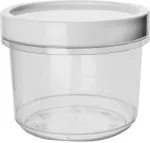 Konteiner toidu jaoks Orion, 0.560 l, 11 cm x 11 cm, l&auml;bipaistev v./valge v.