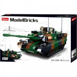 Konstruktor, tank Sluban Model Bricks, 766 tk, pruun v./roheline v.