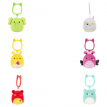 Pehme m&auml;nguasi, v&otilde;tmehoidja Squishmallows Clip On W26, (v&auml;rv/disain valitakse juhuslikult), 8 cm