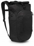 Matkaseljakott Osprey Transporter Roll Top O/S, must v., 30 l