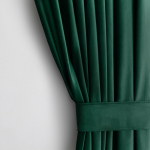 &Ouml;&ouml;kardin Restilo Velvet, roheline v., 140 cm x 270 cm (kahjustatud pakend)