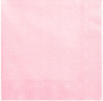 Pabersalvr&auml;tikud Party Deco, 33 cm x 33 cm, heleroosa v., 20 tk